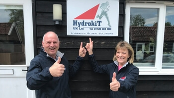 Dave et Berit d'Hydrokit UK